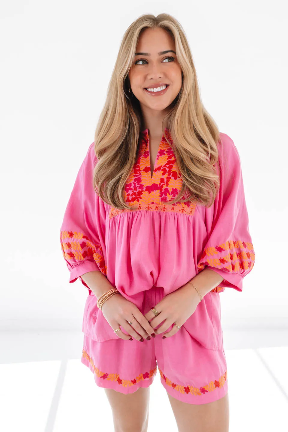 The Carlie Shorts - Pink sold by The Impeccable Pig product image thumbnail 2