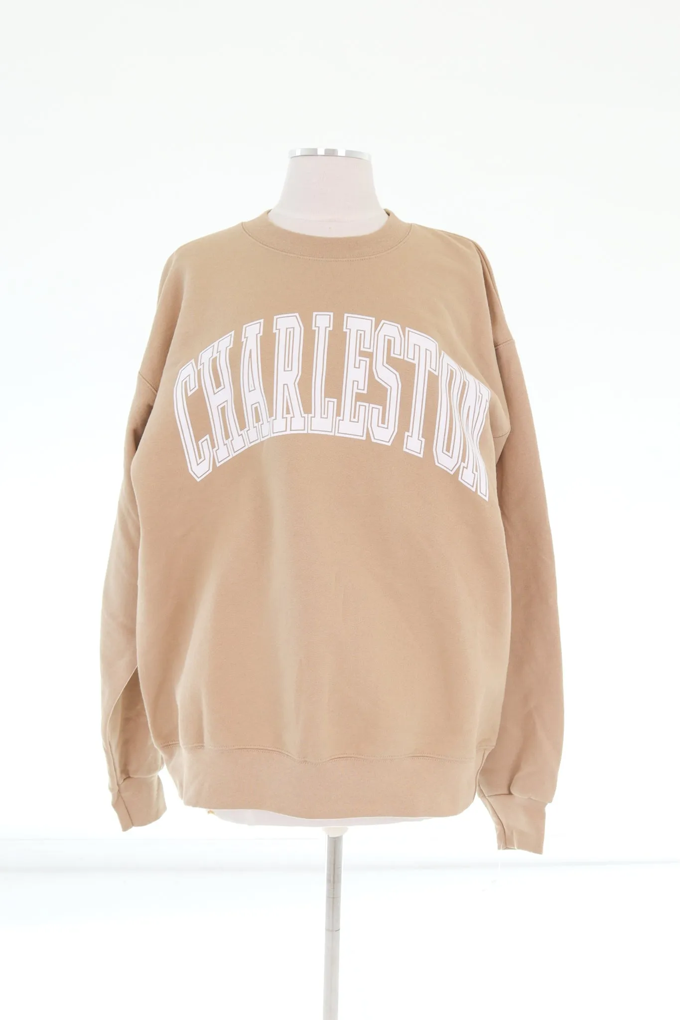 Varsity Charleston Sweatshirt - Pebble sold by The Impeccable Pig