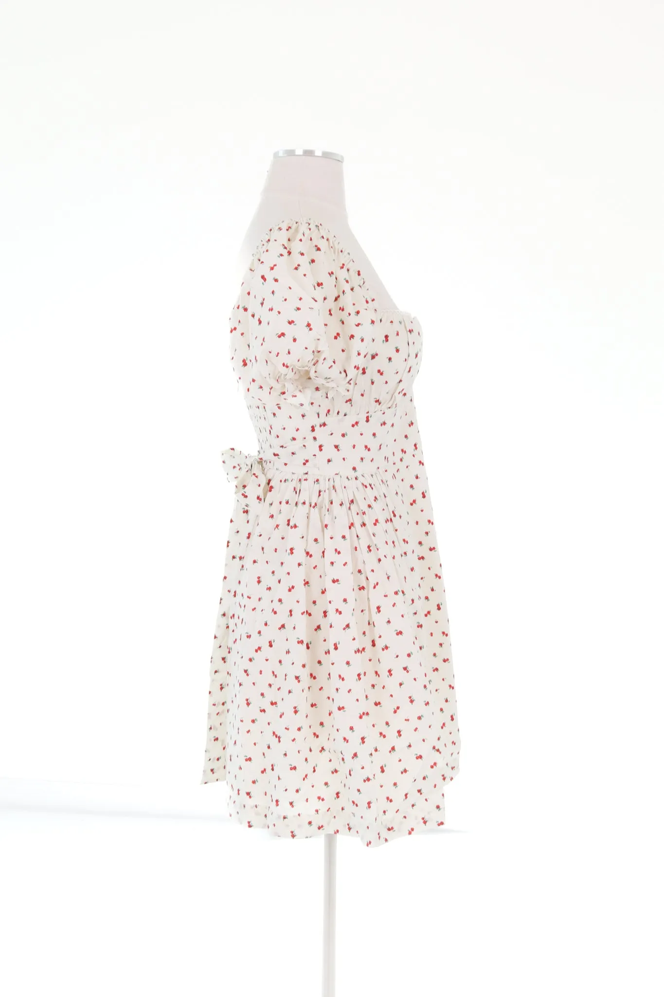 Roses Are Red Dress - White sold by The Impeccable Pig product image thumbnail 3