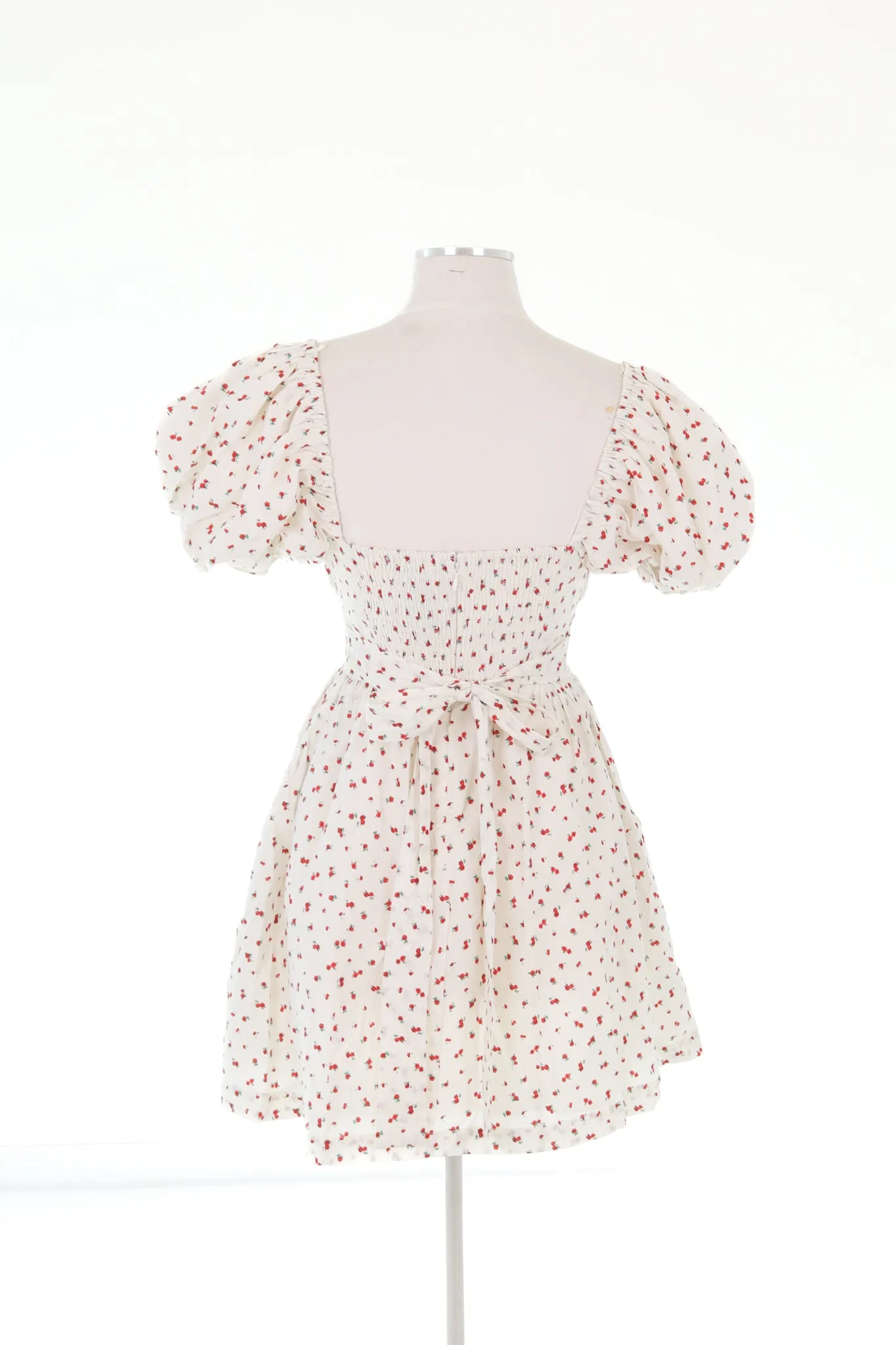 Roses Are Red Dress - White sold by The Impeccable Pig product image thumbnail 4