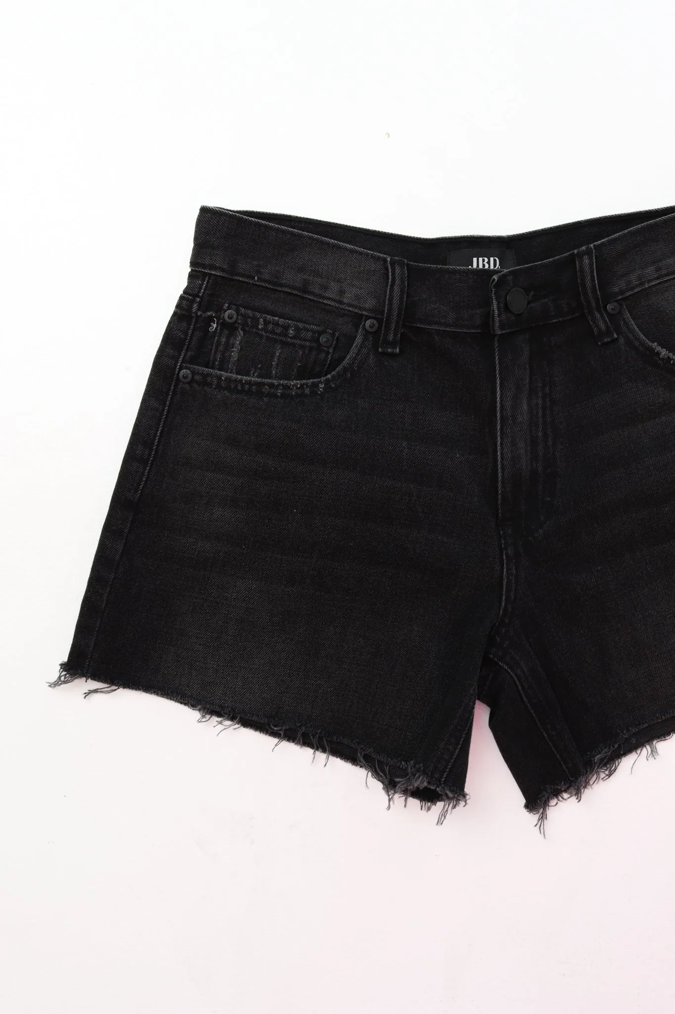 Basic On The Bottom Denim Shorts - Black sold by The Impeccable Pig product image thumbnail 2