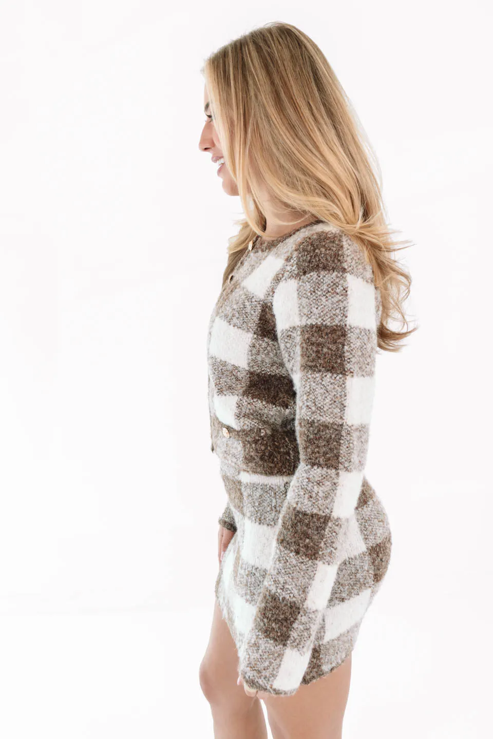 Happy Holidays Sweater - Brown sold by The Impeccable Pig product image thumbnail 3