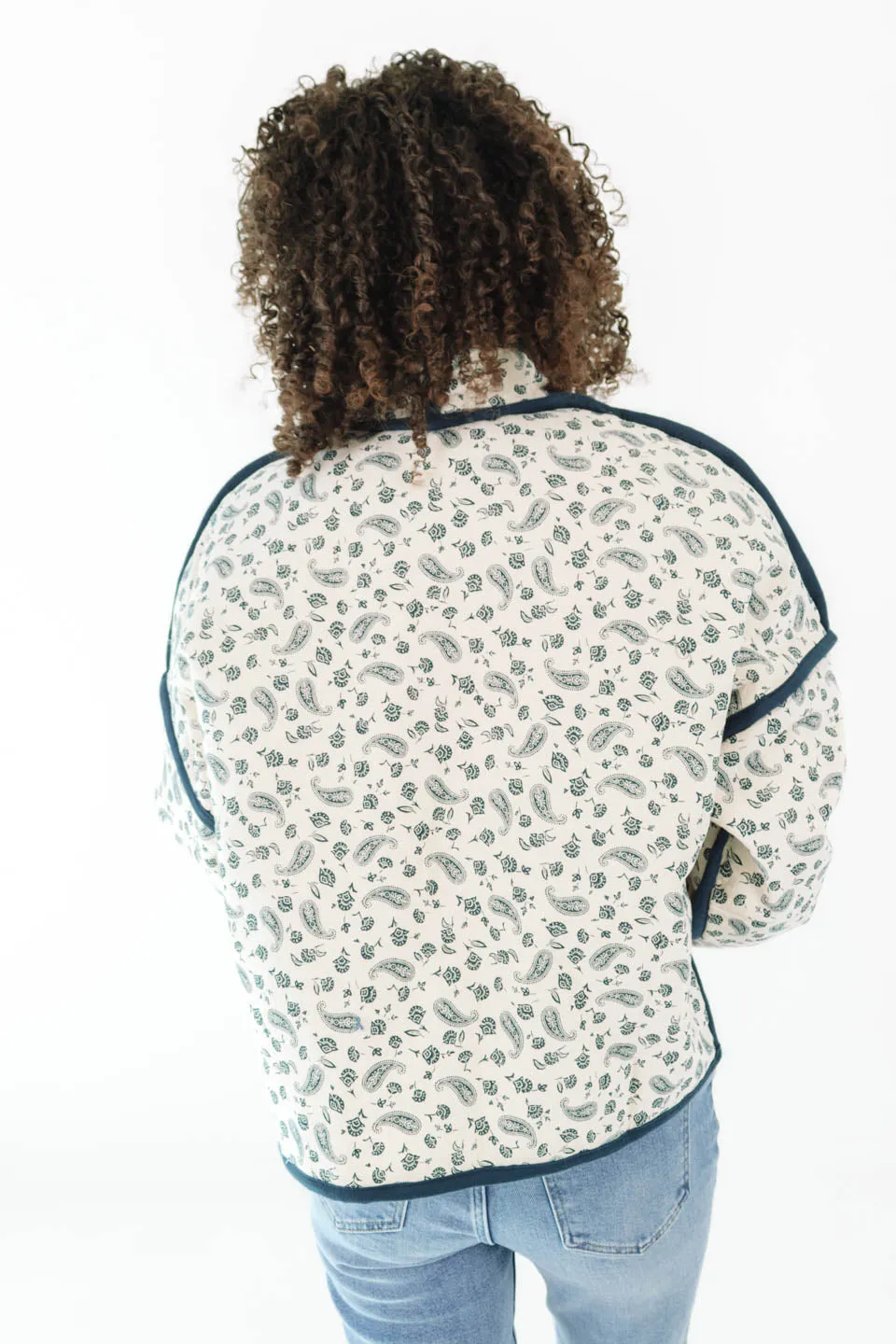 Precious Paisley Jacket - Cream sold by The Impeccable Pig product image thumbnail 4