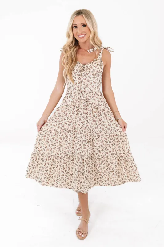 Simple Standards Midi Dress - Cream sold by The Impeccable Pig