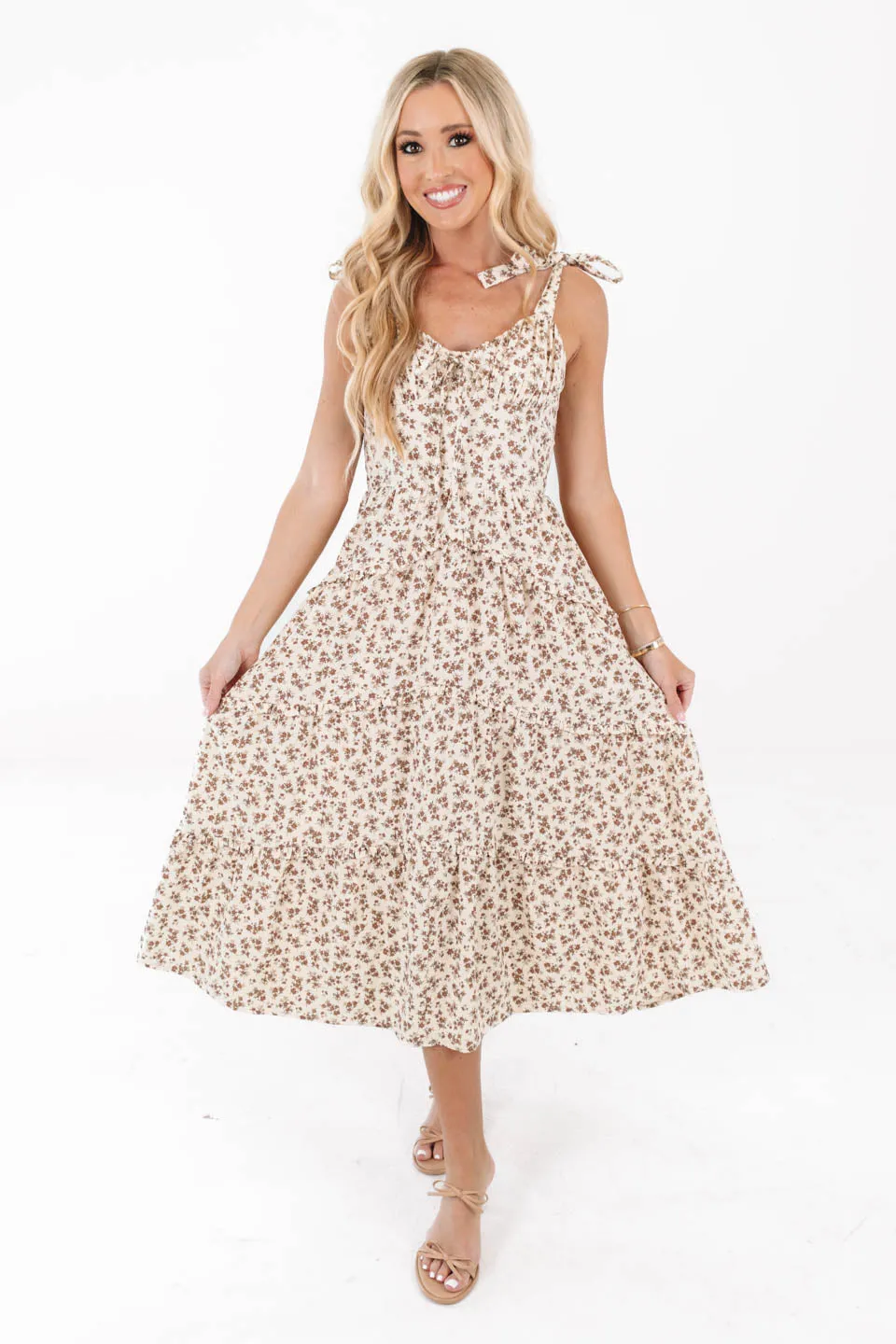 Simple Standards Midi Dress - Cream sold by The Impeccable Pig