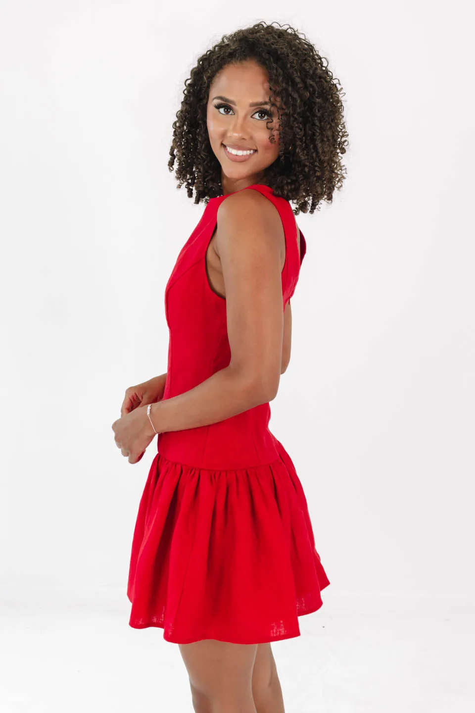 Giving Gameday Dress - Red sold by The Impeccable Pig product image thumbnail 4