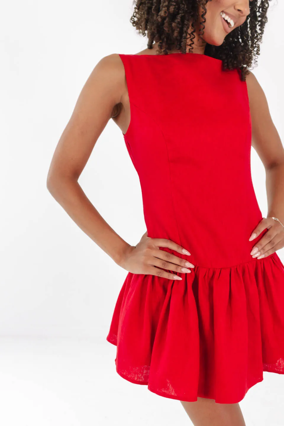 Giving Gameday Dress - Red sold by The Impeccable Pig product image thumbnail 3
