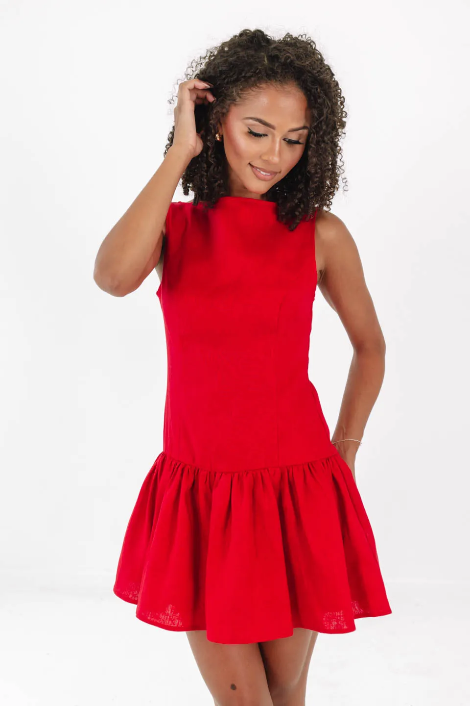 Giving Gameday Dress - Red sold by The Impeccable Pig product image thumbnail 2