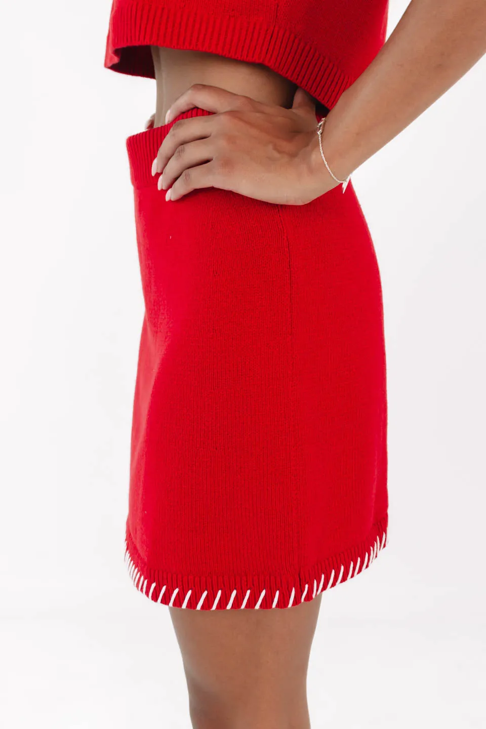 First Down Skirt - Red sold by The Impeccable Pig product image thumbnail 3