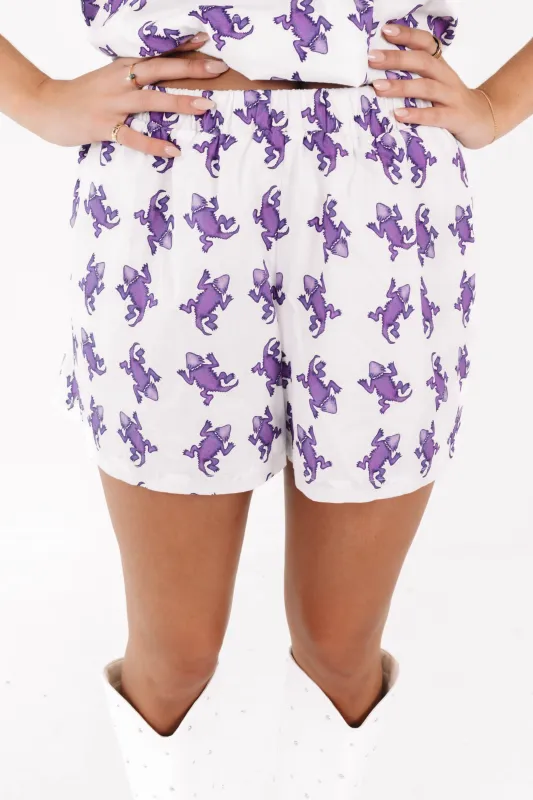 School Pride Shorts - Frogs sold by The Impeccable Pig