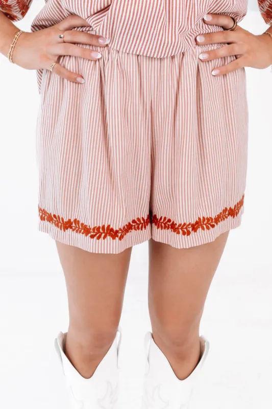 The Jess Shorts - Burnt Orange made by The Impeccable Pig