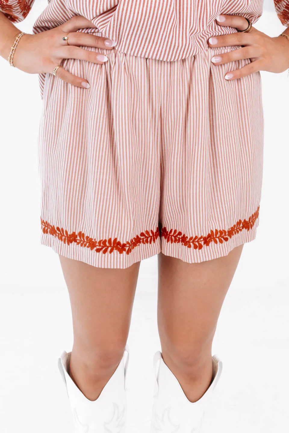The Jess Shorts - Burnt Orange sold by The Impeccable Pig