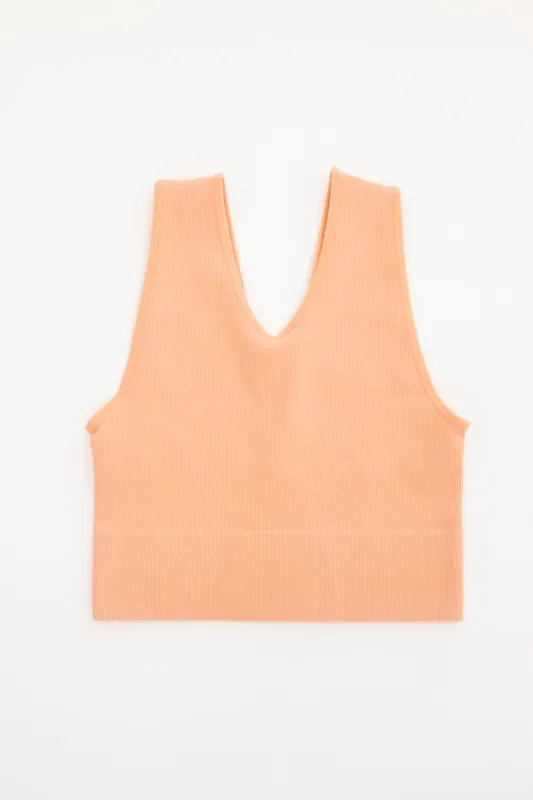 Taking A Walk Tank Top - Coral Cloud made by By Together