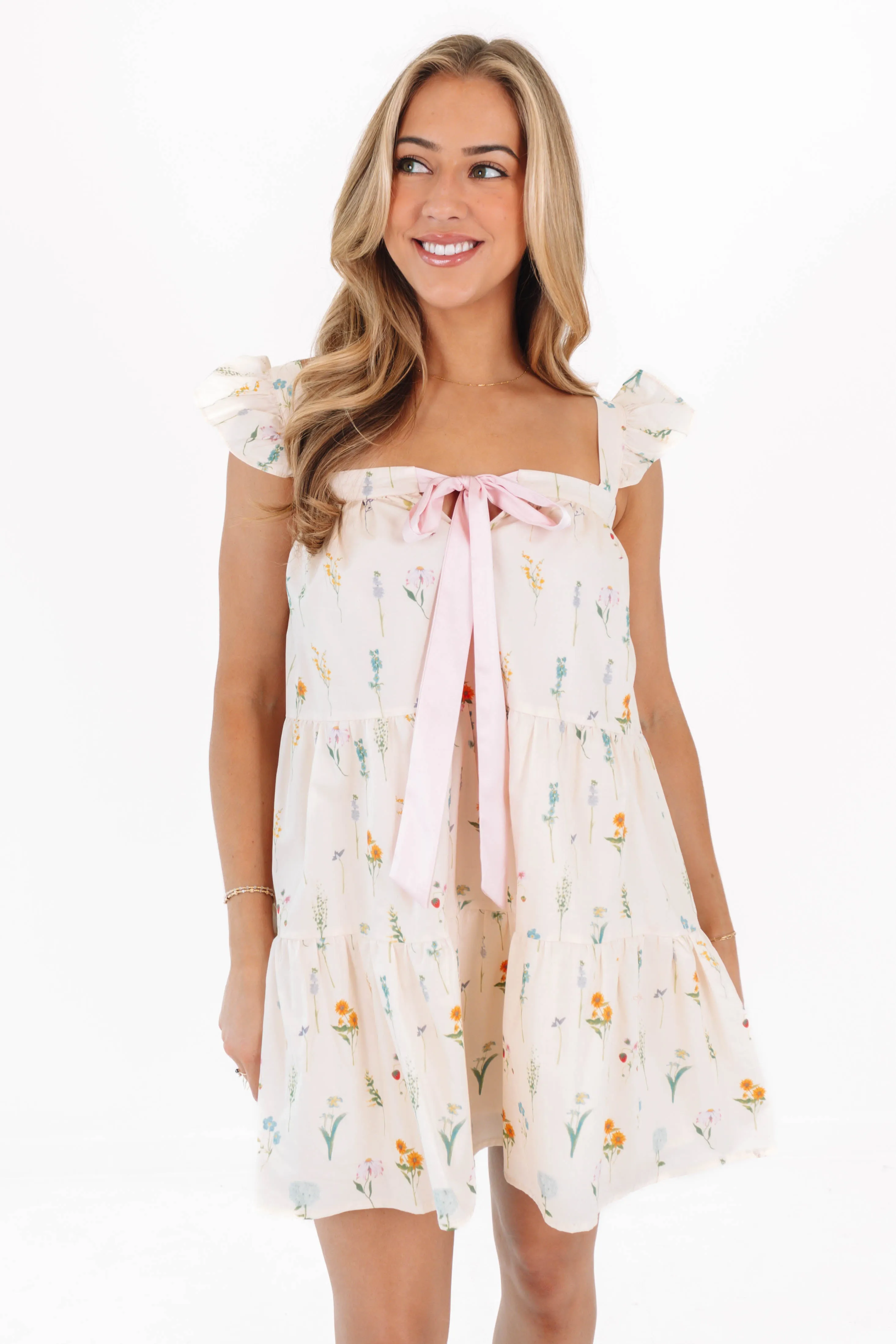 Pure Joy Dress - Beige sold by The Impeccable Pig product image thumbnail 3
