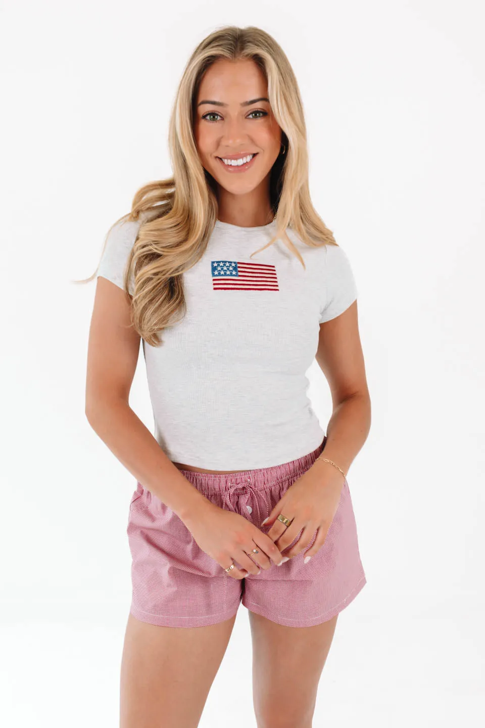 Gone Boating Shorts - Red sold by The Impeccable Pig product image thumbnail 2