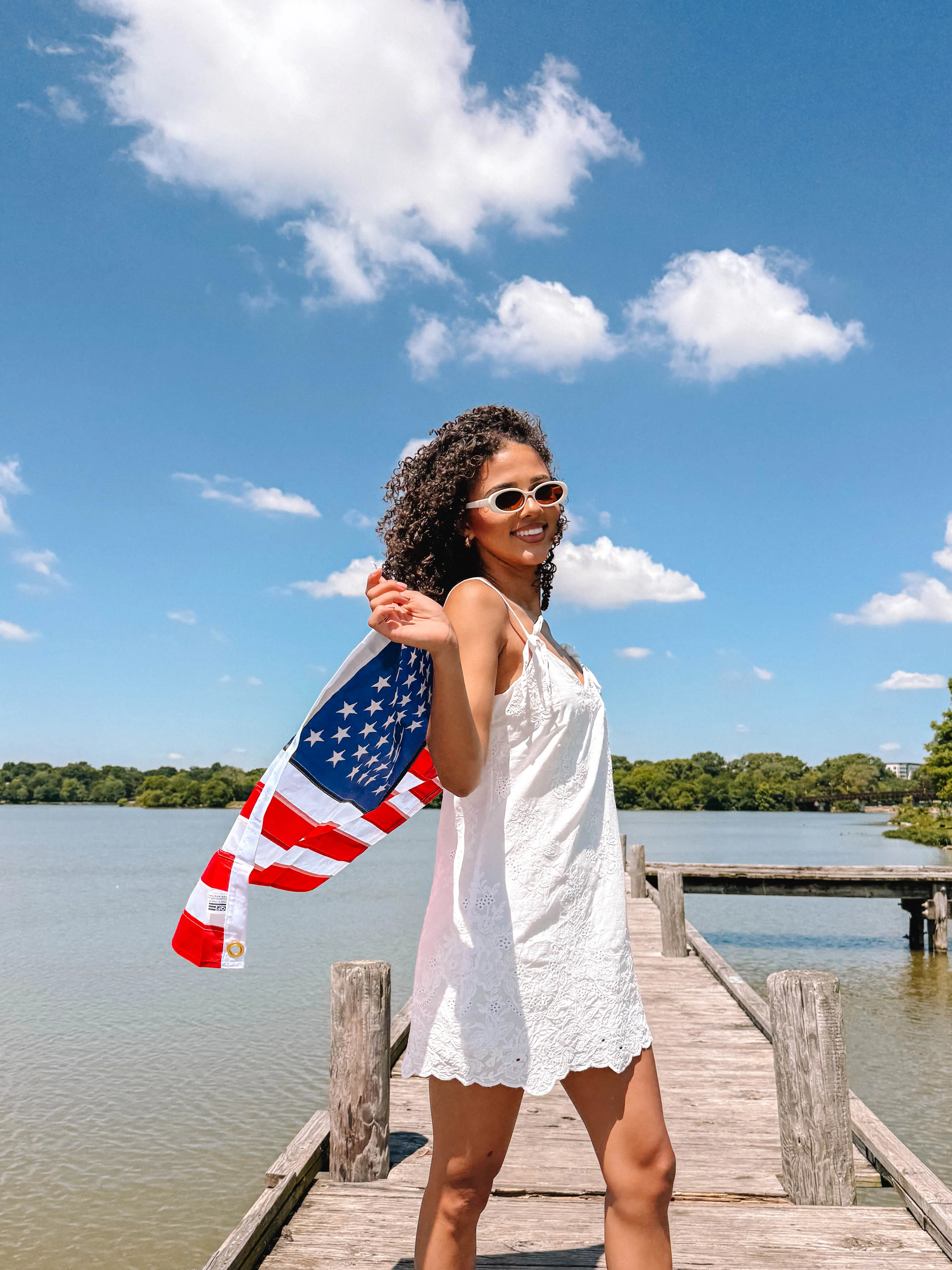 Proud To Be Dress - White sold by The Impeccable Pig product image thumbnail 2