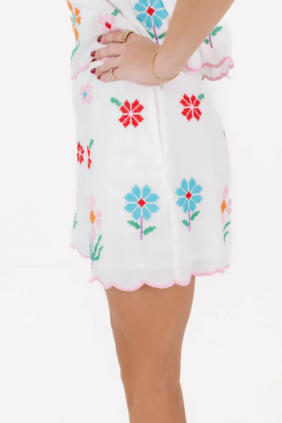 The Eloise Shorts - White sold by The Impeccable Pig product image thumbnail 3