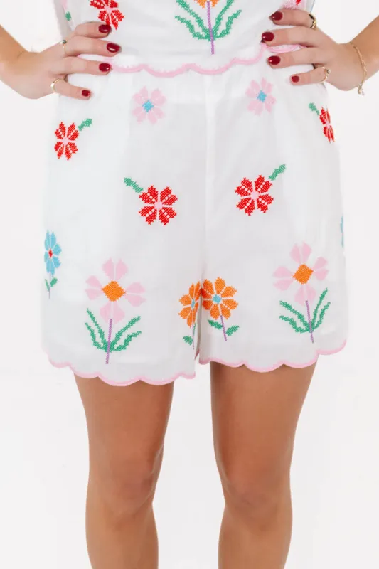 The Eloise Shorts - White sold by The Impeccable Pig