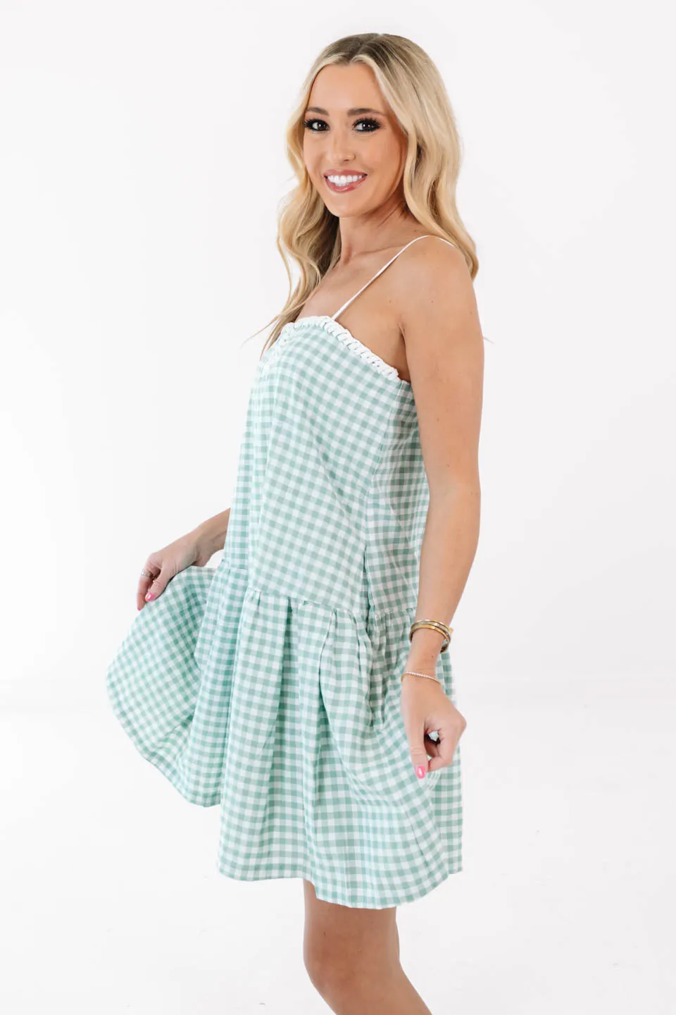 Take A Swing Dress - Mint sold by The Impeccable Pig product image thumbnail 4