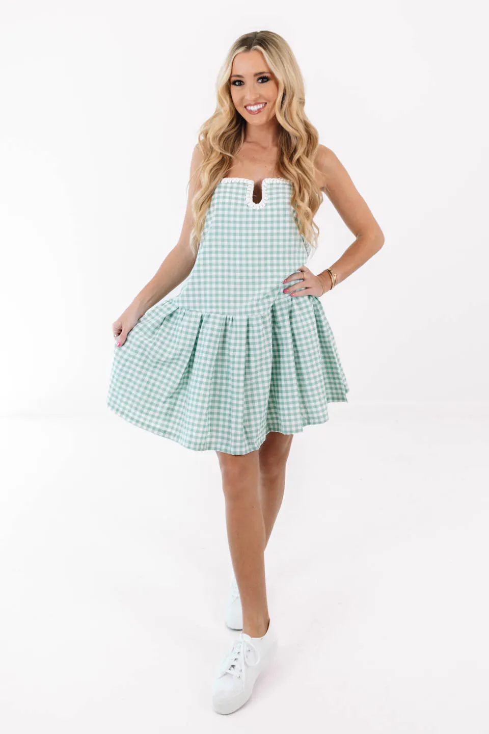 Take A Swing Dress - Mint sold by The Impeccable Pig product image thumbnail 2