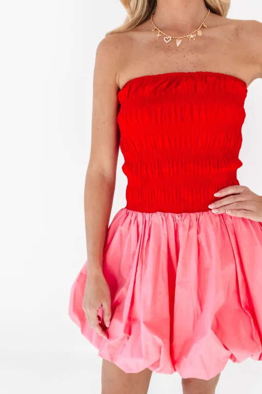 Walk A Mile Dress - Red made by Olivaceous