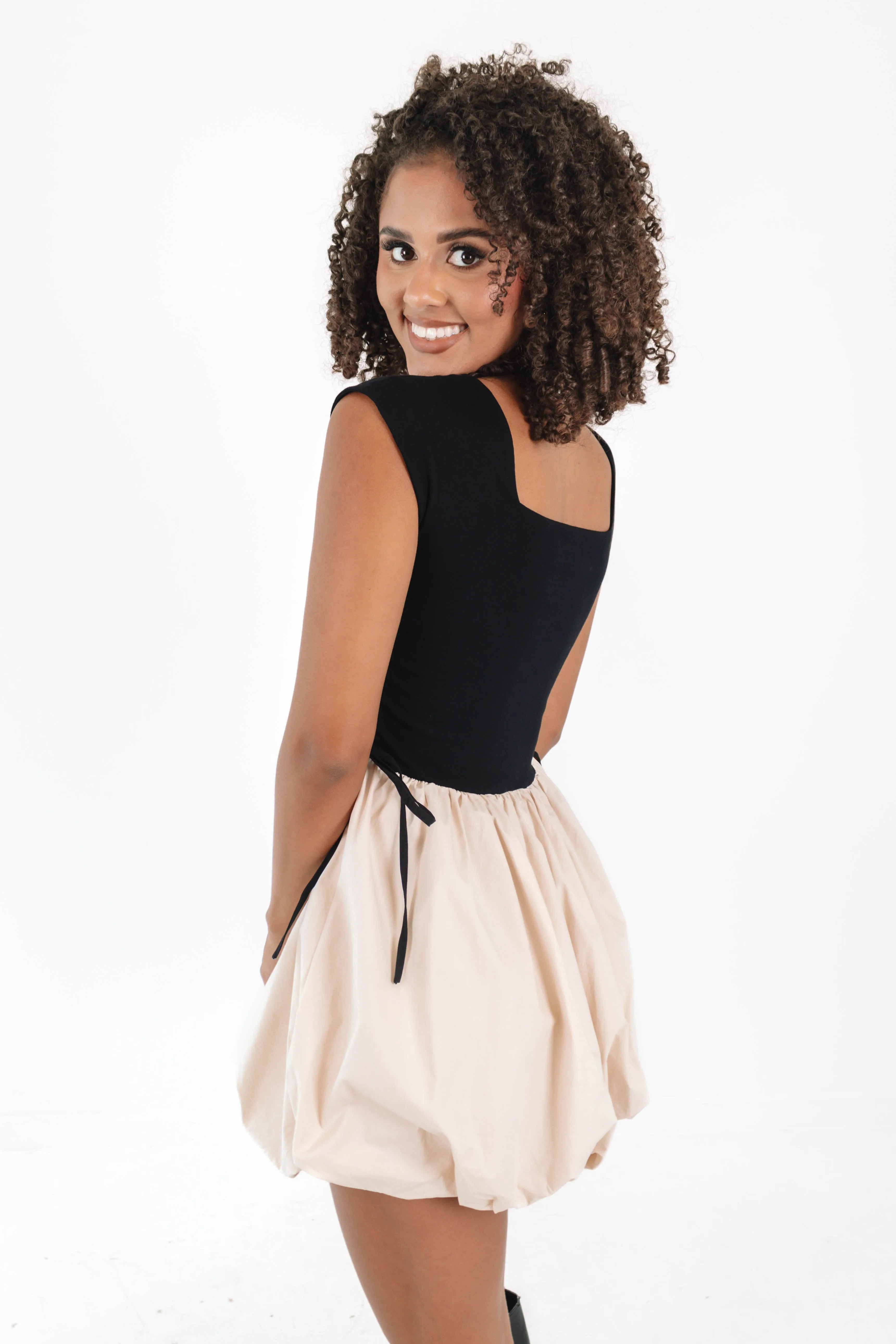 Take Me Away Dress - Black/Natural sold by The Impeccable Pig product image thumbnail 5