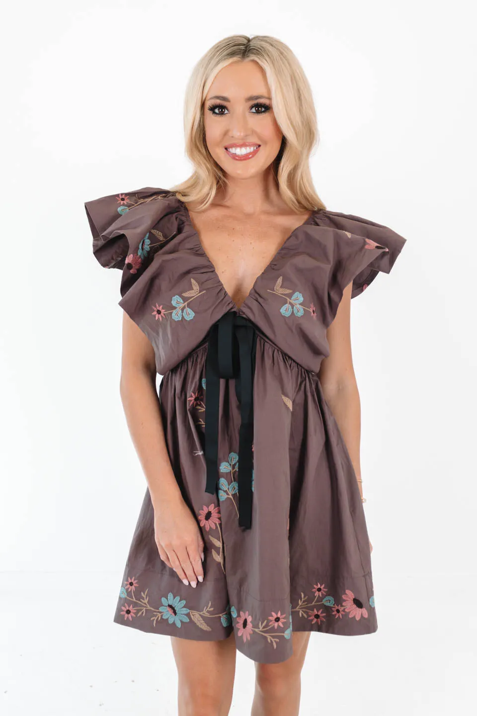 At The Table Dress - Dark Plum sold by The Impeccable Pig product image thumbnail 2
