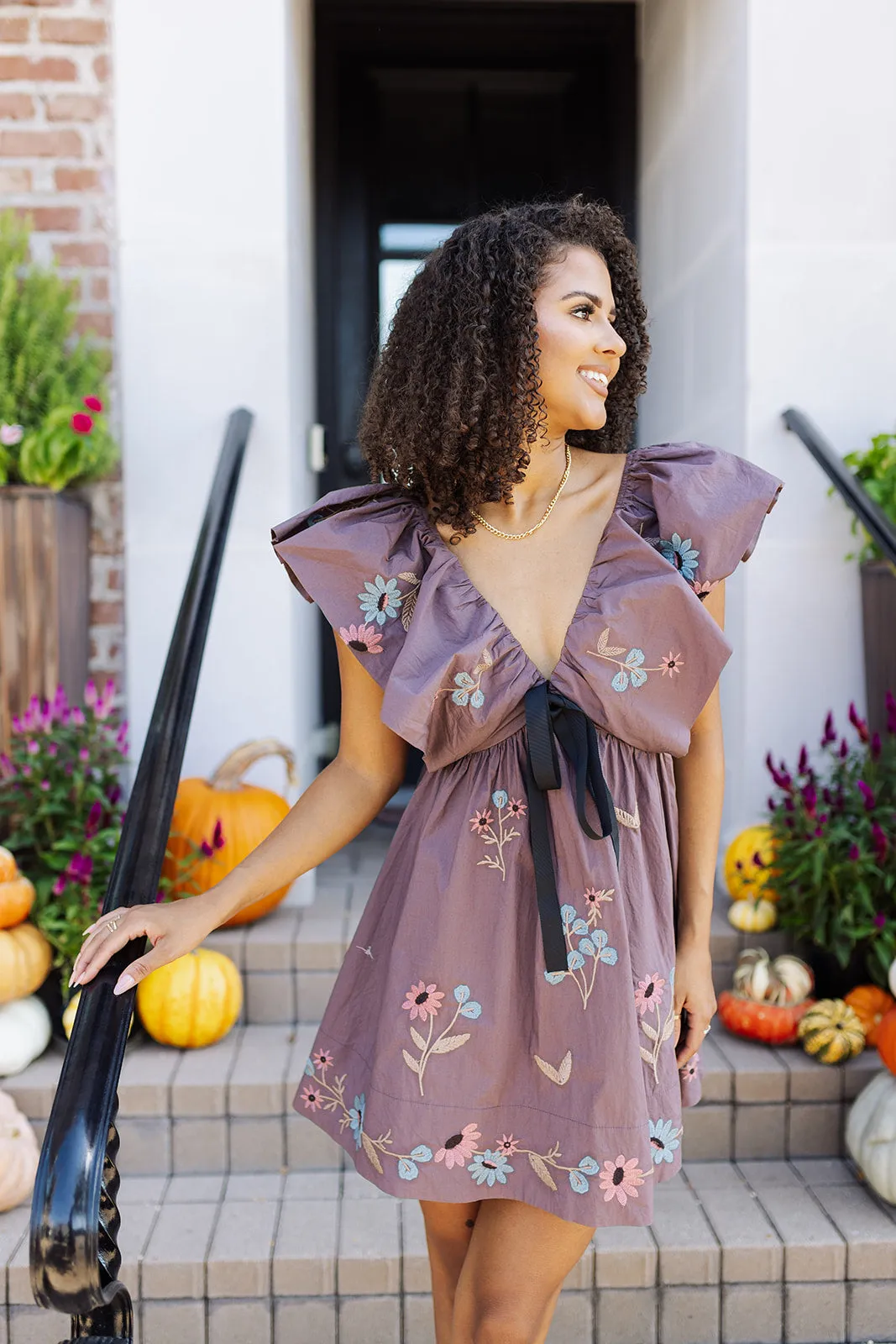At The Table Dress - Dark Plum sold by The Impeccable Pig product image thumbnail 5