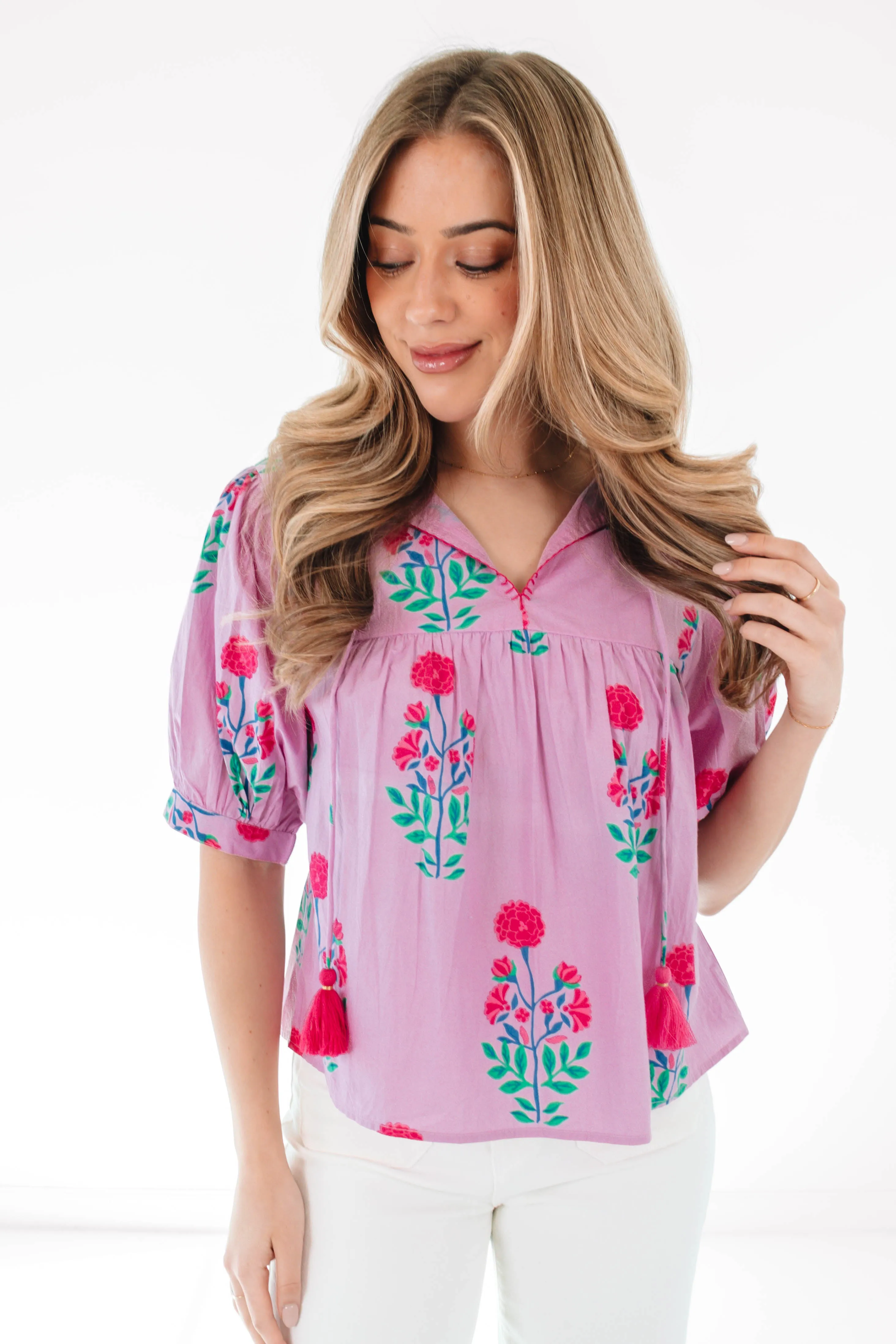 Pink Priorities Top - Pink sold by The Impeccable Pig product image thumbnail 3