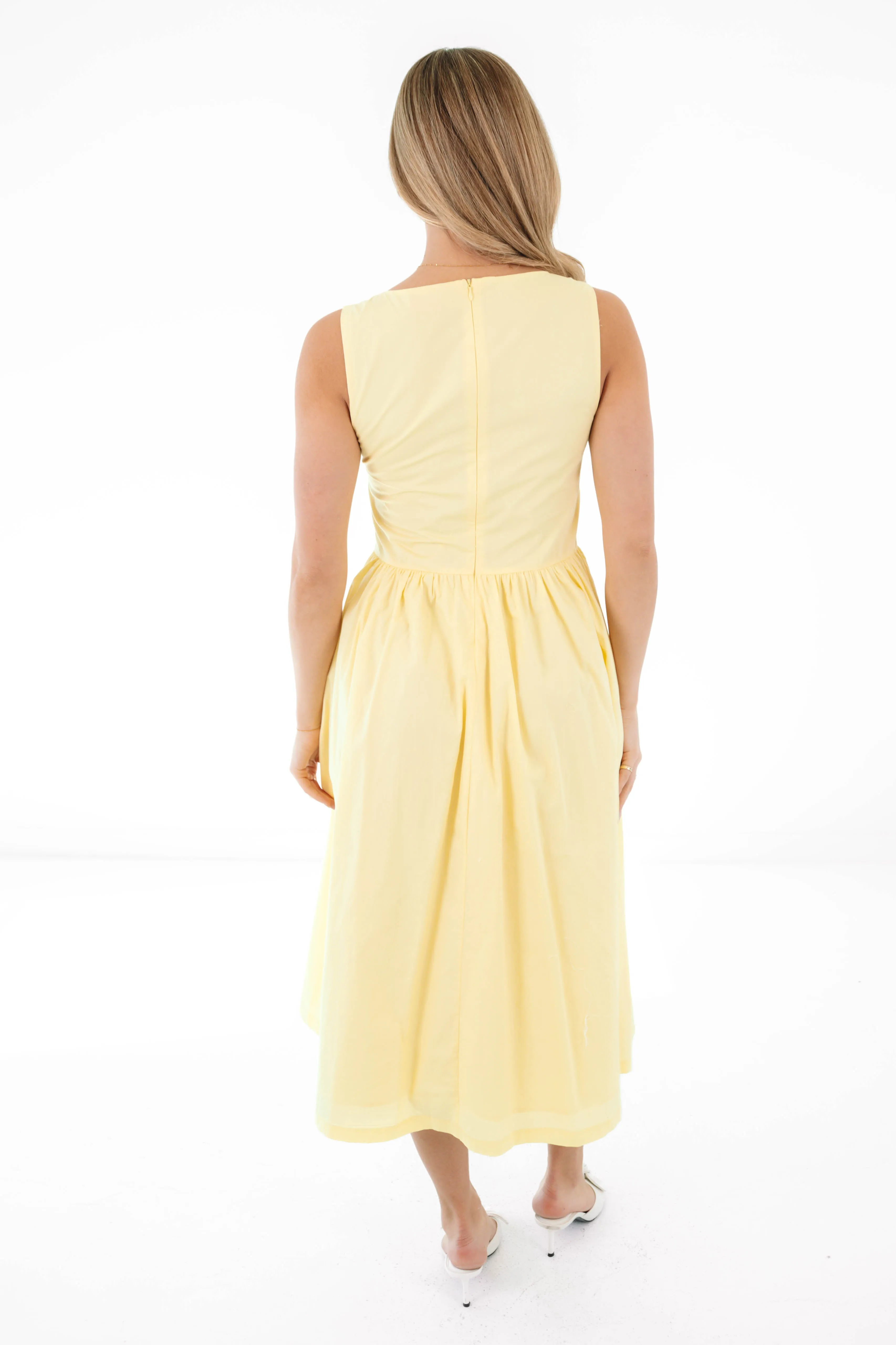 Sunshine Slay Midi Dress - Yellow sold by The Impeccable Pig product image thumbnail 5