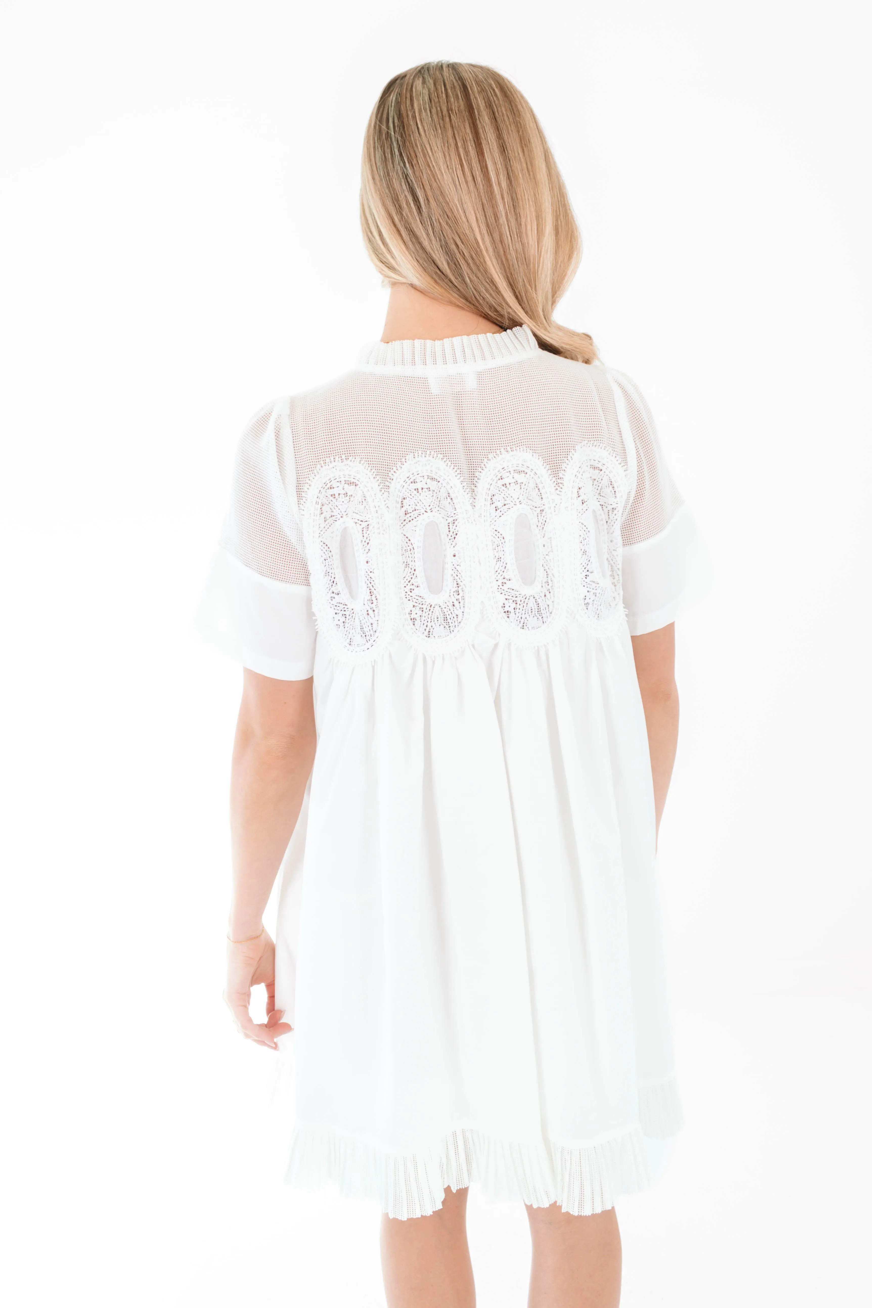 Hosting Brunch Dress - White sold by The Impeccable Pig product image thumbnail 4