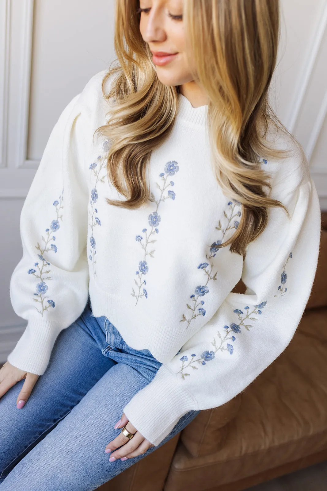 Finding My Way Sweater - Cream sold by The Impeccable Pig product image thumbnail 3