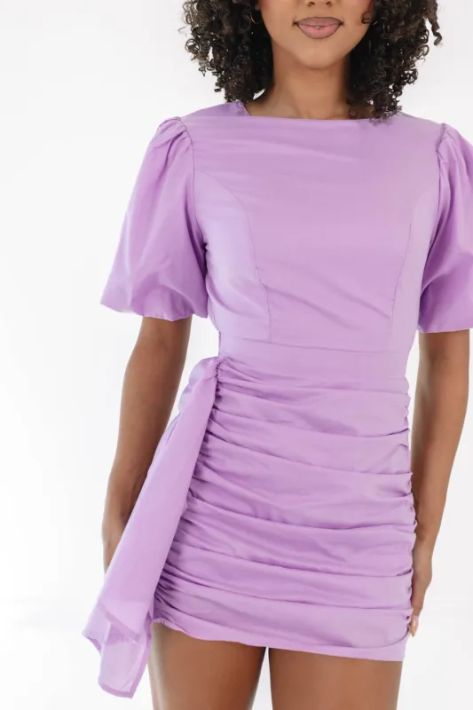 Take Me Downtown Dress - Lilac made by Strut & Bolt