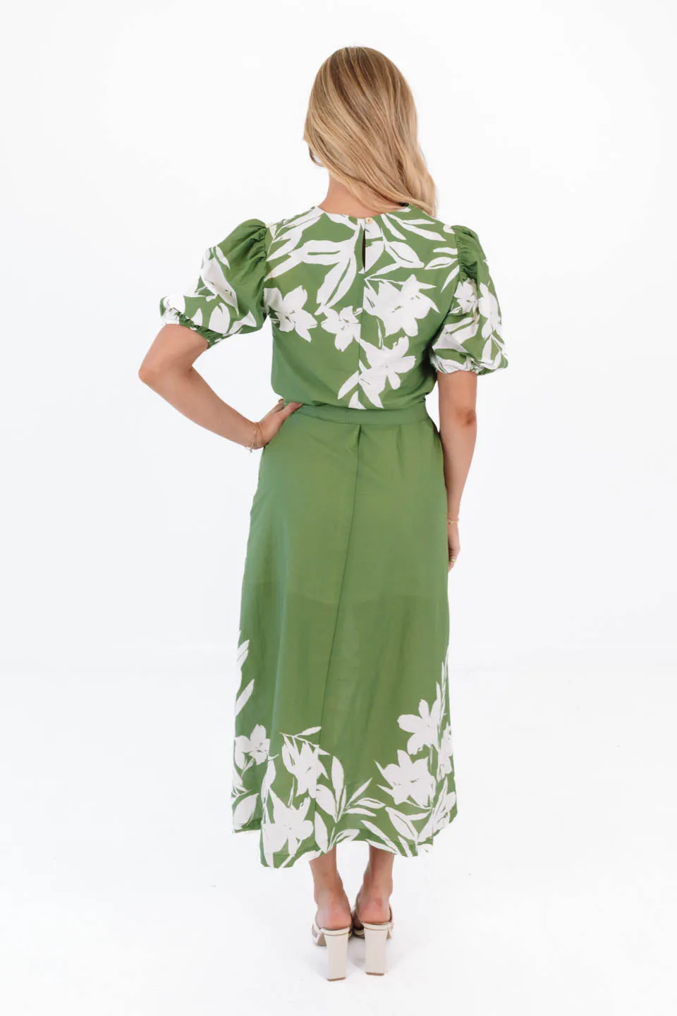 From The Ground Up Midi Dress - Green sold by The Impeccable Pig product image thumbnail 5