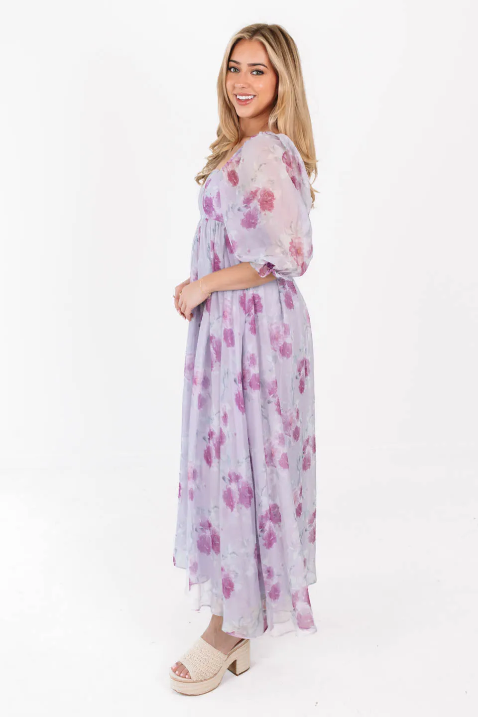 Double Take Midi Dress - Lavender sold by The Impeccable Pig product image thumbnail 4