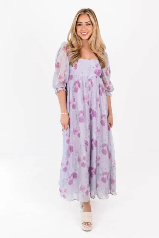 Double Take Midi Dress - Lavender sold by The Impeccable Pig