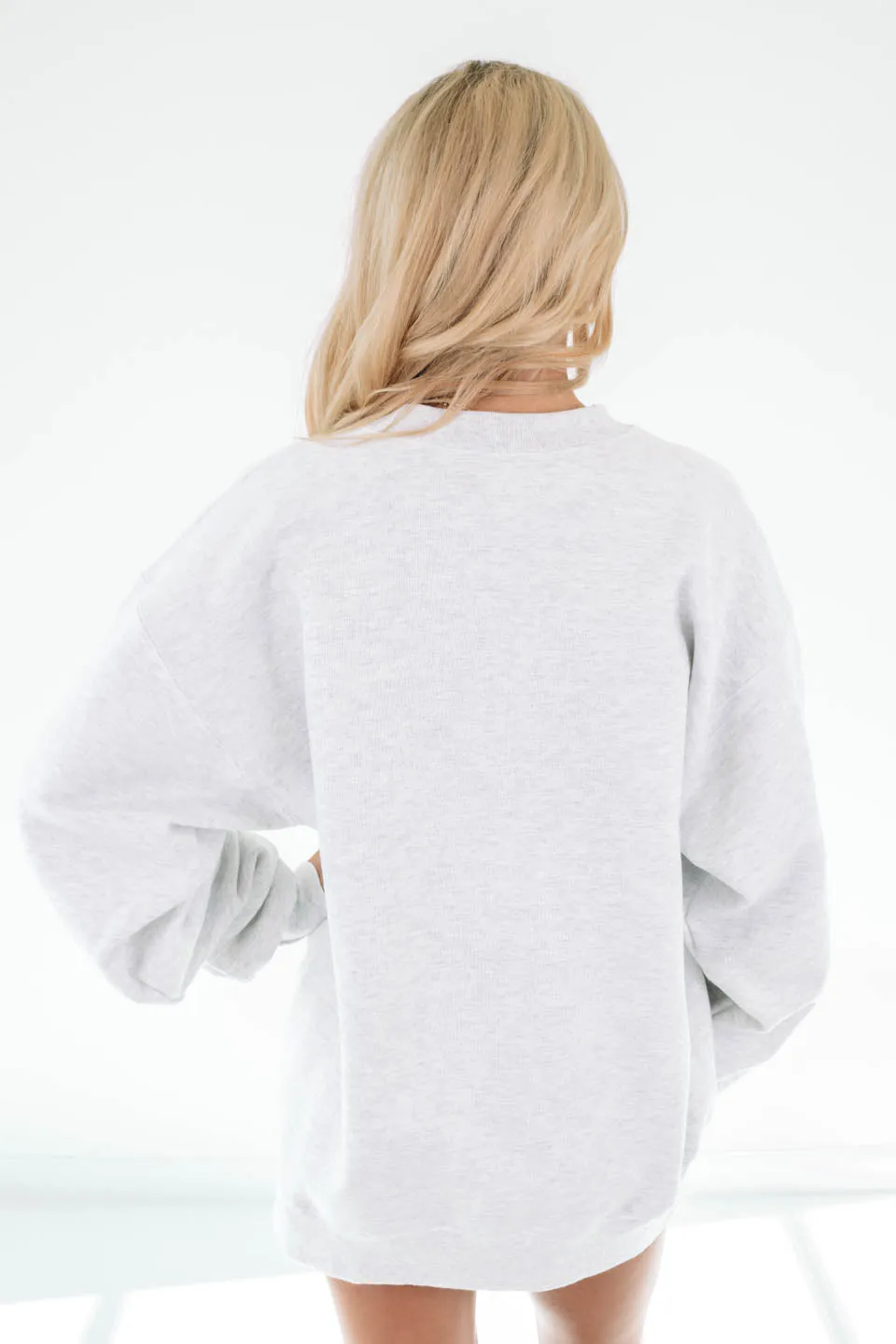 Varsity Texas Sweatshirt - Ash Grey sold by The Impeccable Pig product image thumbnail 5
