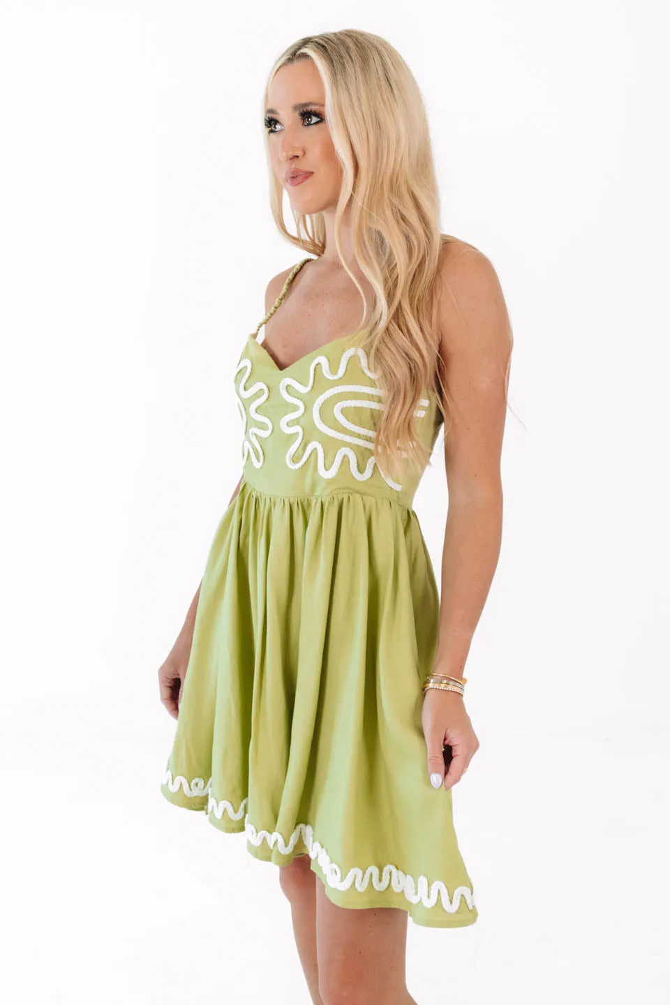 Open Minded Dress - Green sold by The Impeccable Pig product image thumbnail 3