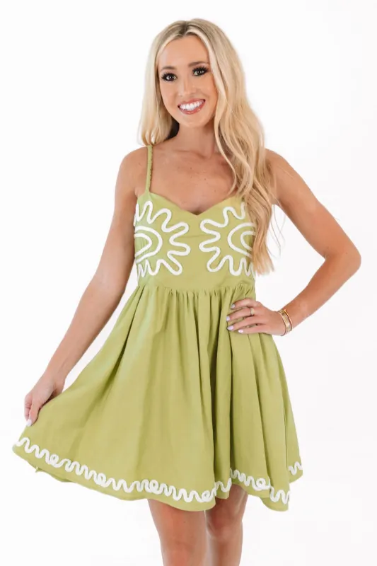 Open Minded Dress - Green sold by The Impeccable Pig