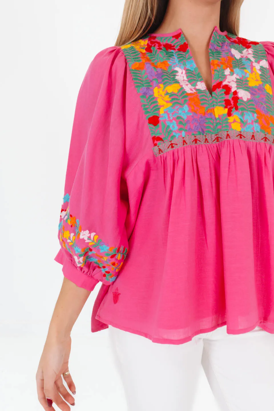 The Emmy Top - Hot Pink sold by The Impeccable Pig product image thumbnail 3