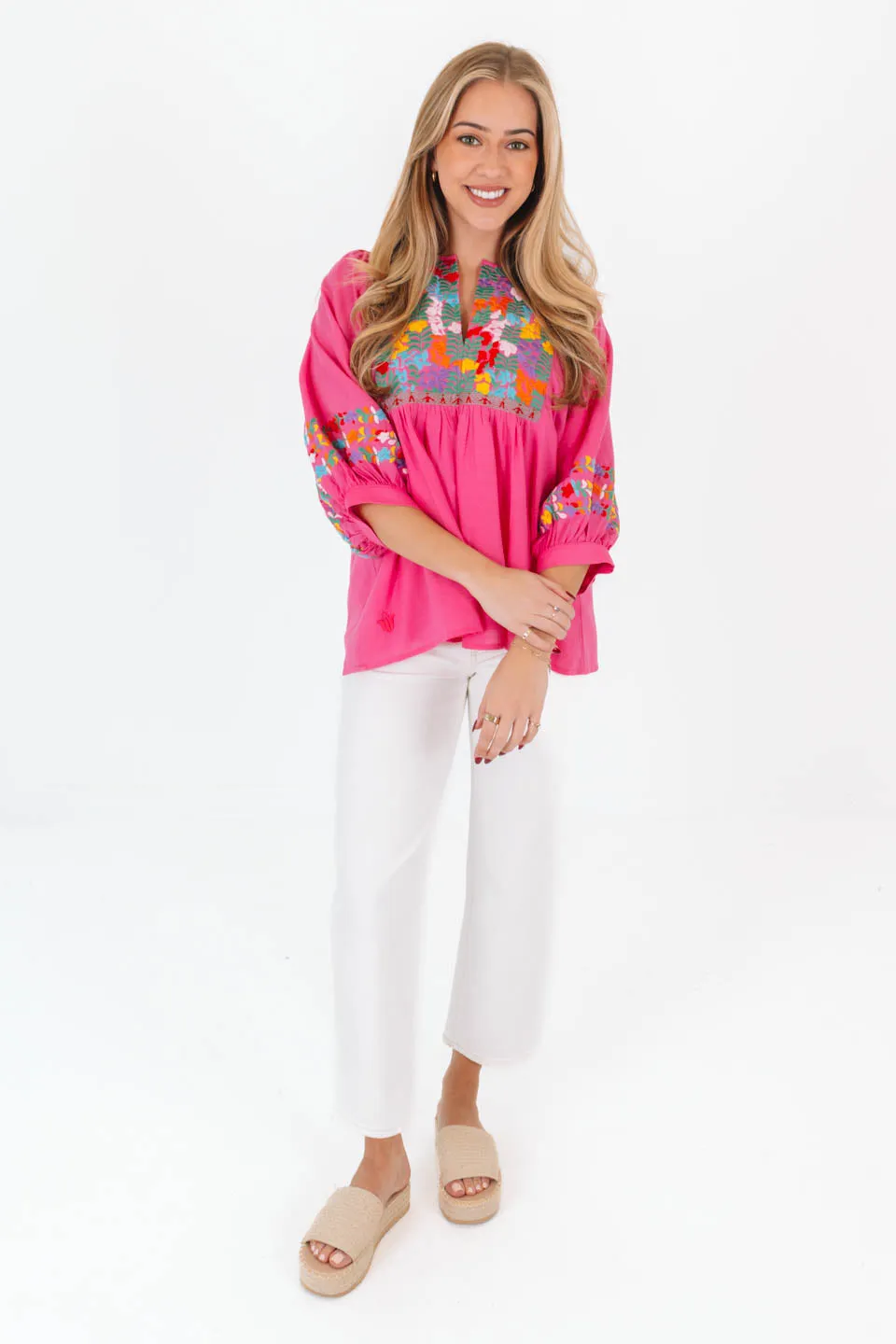 The Emmy Top - Hot Pink sold by The Impeccable Pig product image thumbnail 5