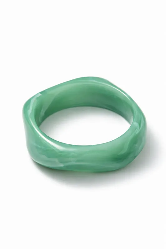 Save Me Jade Bracelet - Green made by The Impeccable Pig