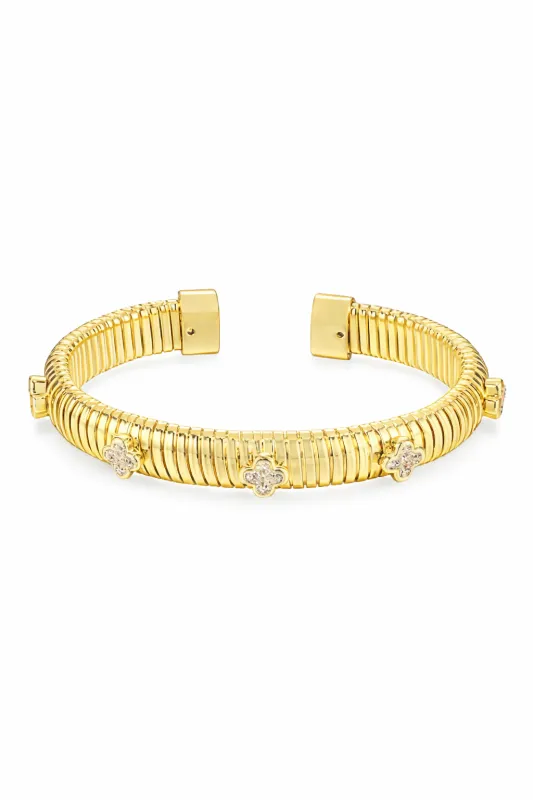 Rigid Glow Bracelet - Gold made by The Impeccable Pig