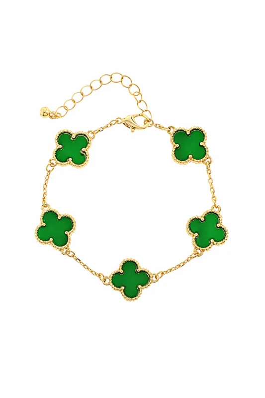 Lucky Bloom Bracelet - Green sold by The Impeccable Pig