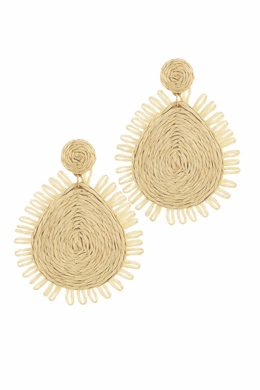 Sandy Texture Earrings - Beige sold by The Impeccable Pig