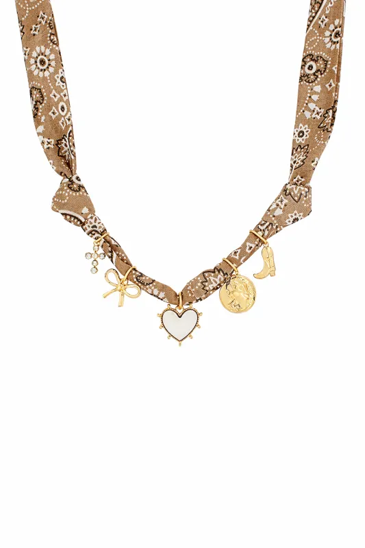 Rodeo Chic Necklace - Brown sold by The Impeccable Pig