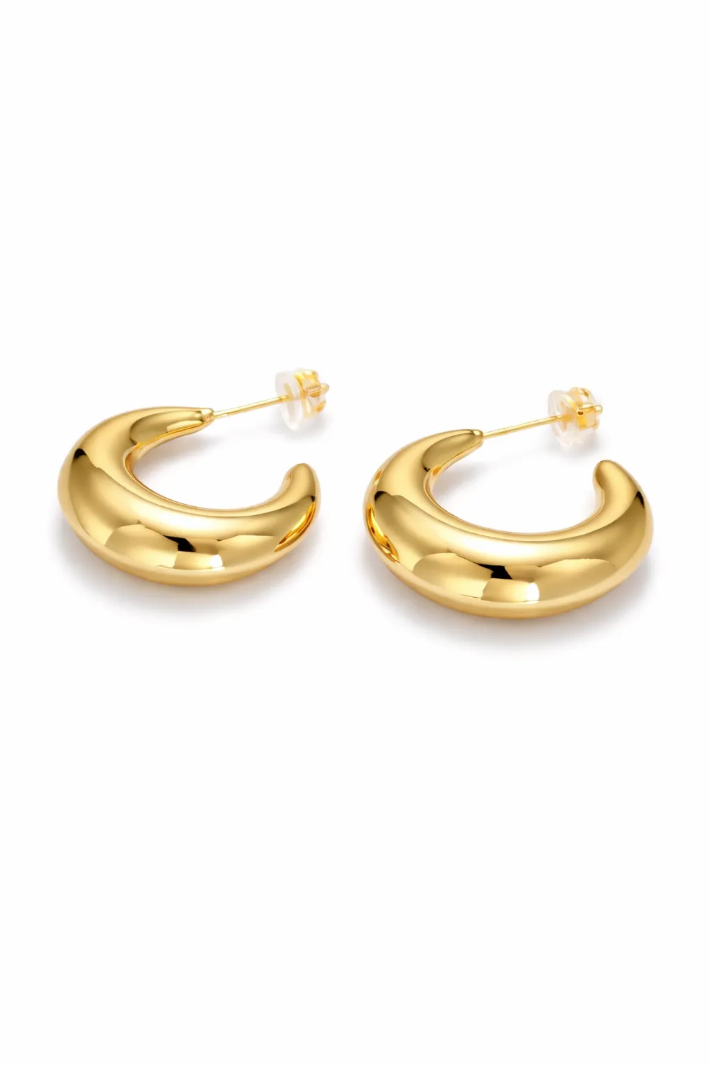Timeless Hoop Earrings - Gold sold by The Impeccable Pig