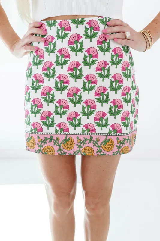 Flirty To Fancy Skirt - Pink made by TCEC