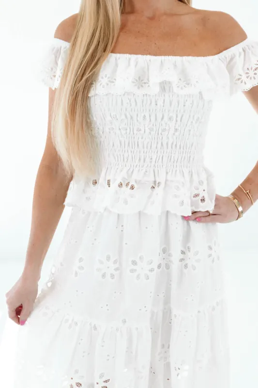 Twice As Nice Top - White sold by The Impeccable Pig