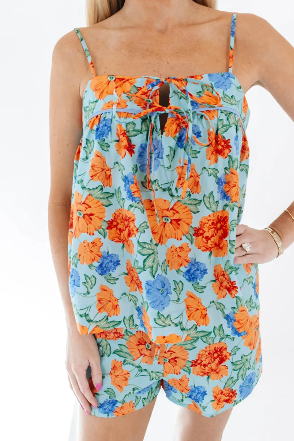 Big Blooms Top - Multi sold by The Impeccable Pig